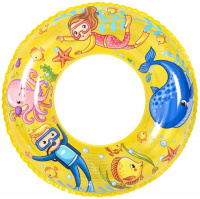 Круг надувной для плавания Желтый океан для детей, 60см - купить с доставкой
