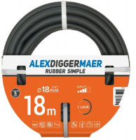 Шланг резиновый RUBBER  SIMPLE 18 мм (3/4&quot;), 18 м - купить с доставкой