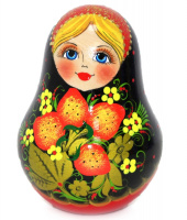 Неваляшка Клубничка, черная - купить с доставкой