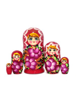 Матрешка Ниночка красная - купить с доставкой
