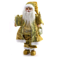 Дед Мороз в золотой шубке, 53см - купить с доставкой