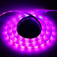 Фитолента светодиодная, 5 В, SMD5050, 1 м, IP20, 6.2 Вт, 60 LED/м, дим., USB - купить с доставкой