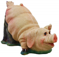 Свинка у пня, 42см - купить с доставкой