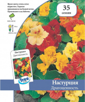 Настурция Драгоценность, смесь окрасок - купить с доставкой