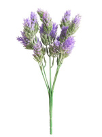 Ветка искусственных цветов Фиолетовый Хмель - купить с доставкой