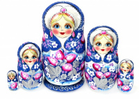 Матрешка Зимние ягоды, 18см - купить с доставкой