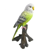 Зеленый попугай, 16,5см - купить с доставкой