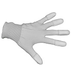 Перчатки садовые c усиленной защитой пальцев белые, размер М