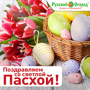 Поздравляем с праздником Пасхи!