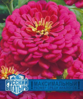Цинния Великан малиновый серия Русский богатырь - купить с доставкой
