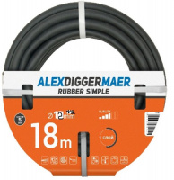 Шланг резиновый RUBBER  SIMPLE 12 мм (1/2&quot;), 18 м - купить с доставкой