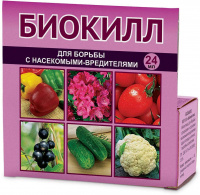Биокилл -инсектицид для борьбы с грызущими и сосущими насекомыми, 24 мл - купить с доставкой