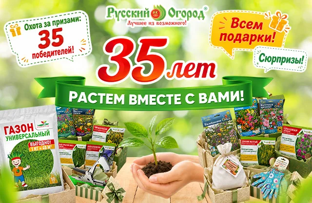 35 ЛЕТ «РУССКОМУ ОГОРОДУ»!