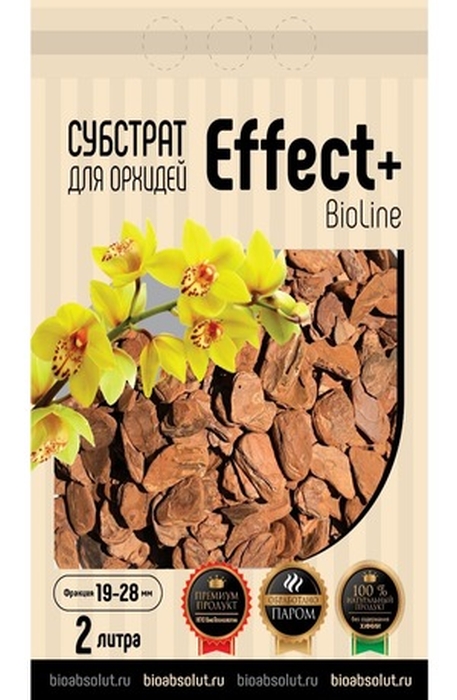 Cубстрат для орхидей 19-28 мм Effect+, 2л